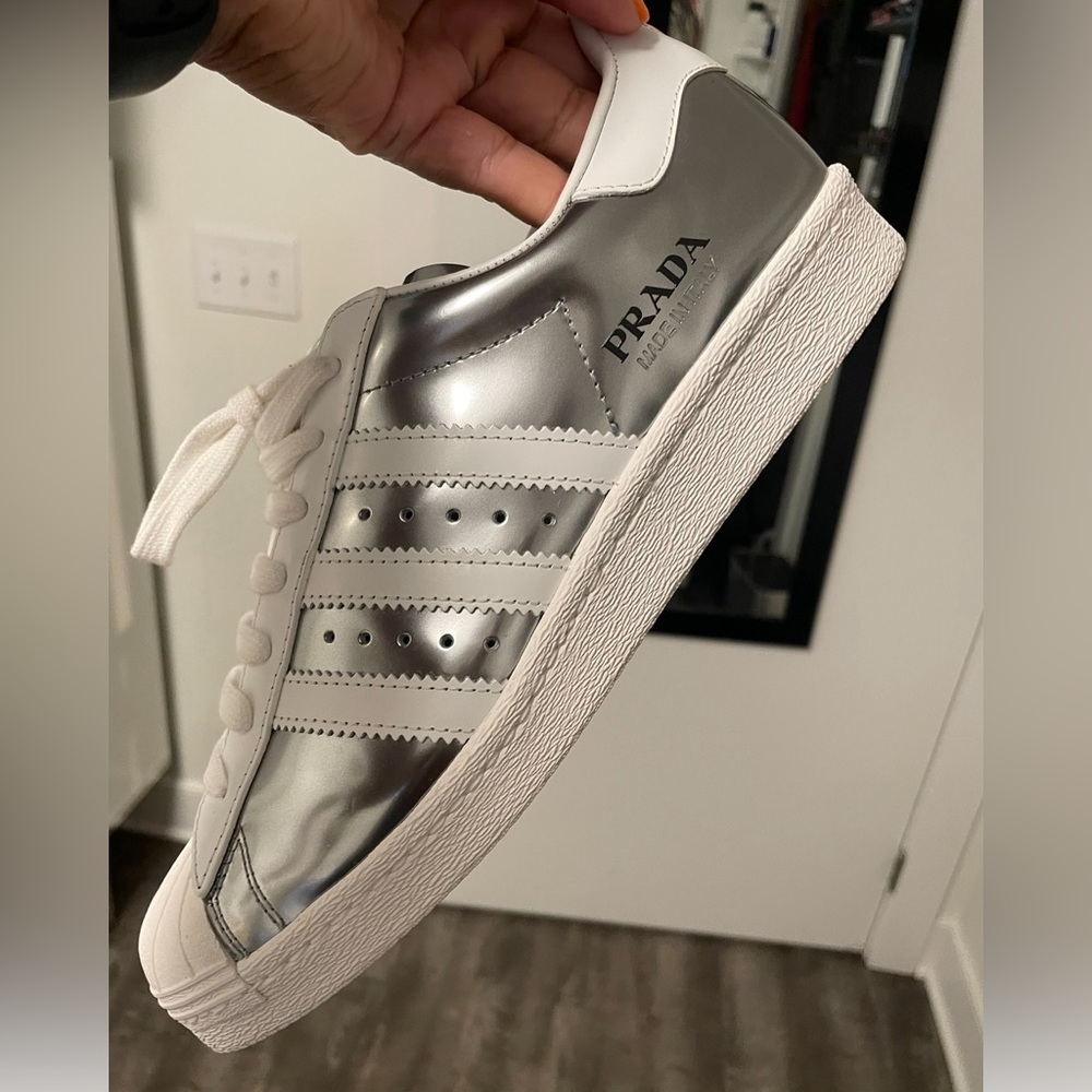 These shoes were only worn one time. Still have the original box as well.